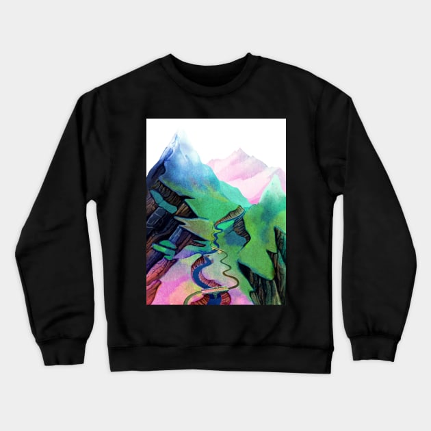 big mountain Crewneck Sweatshirt by Francisco1